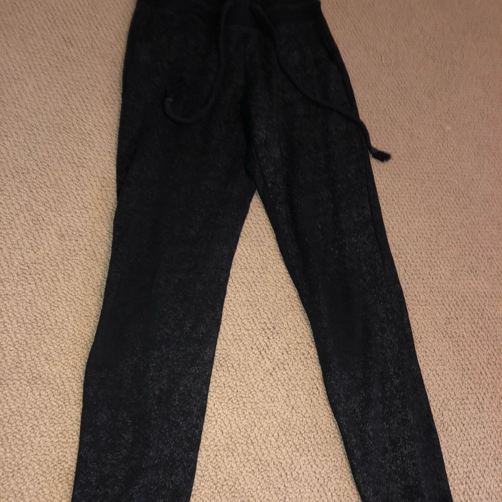 black joggers